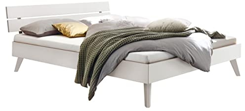 HASENA Trento Bett Ortona weiß deckend 140x200