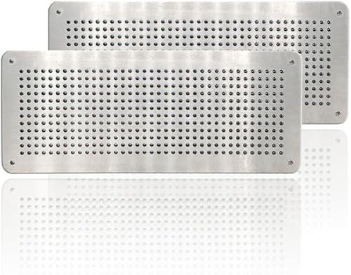 Air Brick Cover for Pest Proofing – Rat/Mouse Prevention Air Vent Cover – Aluminium Alloy Cover to Stop Rodents & pests Entering Property – for Internal or External use (Pack of 2, 100 X 250mm)