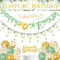 DEARLIVES Sage Green 40th Birthday Party Decorations: Banner, Triangle Flag, Confetti Balloons & More