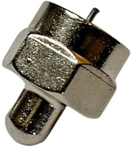 Cable Communications Koaxialkabel-Endabschlusskappen, 75 Ohm, F-Typ für Anschlüsse an Splitter, Wandplatten, Satellitenantenne, TV-Antenne (2er-Pack)