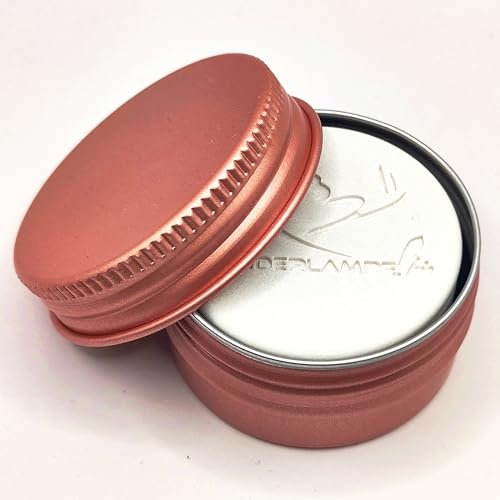Duftstein für ätherische Öle zum mitnehmen in der Dose, Handgegossen, in 4 Farben schwarz-Weiss-Rose und Gold, Aromastein für Auto, Büro, Schlafzimmer oder Reisen (Rosa)