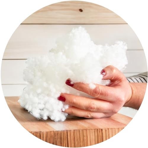 Roban Fashion Füllwatte 5kg füllmaterial bastelwatte stopfwatte waschbar silikonisierte Kissenfüllung Kissenbezüge aus 100% Polyester