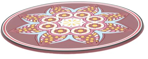 FUNOMOCYA Klangschalenkissen Zartes Buddhistisches Design Leicht Und Kompakt Für Einfachen Transport Und Lagerung Meditations-zubehör Langlebig Und Praktisch