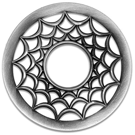 Hion Illuma Lid Kerzendeckel Aufsatz für Duftkerzen, Elegant geschnitztem Kerzenzubehör Metall Scented Candle Topper, Weihnachtsdeko Geschenk hilft der Kerze gleichmäßig zu brennen (Bauhinie Gold)