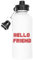Mr Robot Hello Friend Thermo-Wasserflasche, Weiße Trinkflasche