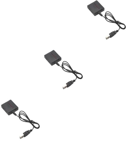 ifundom Chargeur De Batterie Lipo 3 7 V pour Drone Compatible avec Les Quadricoptères 3 Pièces