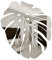 Holz Wandpaneele Acryl Einweg-Wandbild 3D-Blattwandaufkleber für Wandaufkleber Bad Selbstklebend (Silver, One Size)