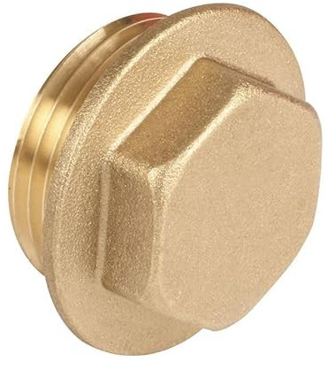 ODSUPPLIES - 3/4 Brass Flanged Plug | Available in 3/8 Inch, 1/2 Inch, 1 Inch, 1 1/4 Inch, 1 1/2 Inch, 2 Inch BSP
