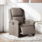 Cozynest Sessel mit Liegefunktion, Fernsehsessel Verstellbare Rückenlehne Fußstütze,Liegesessel Ruhesessel Polstersessel Relaxsessel Elektrisch Taupe Stoff