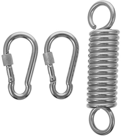 MOBUTOFU Teleskophaken Mit Federhaken Und Karabinern Robust Und Langlebig Für Sandsäcke Und Fitnessgeräte