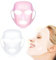 WHYCNJL 2 Pezzi Maschere Viso, Maschera per il viso, Mascherina Riutilizzabile in Silicone Maschera per il Viso Idratante Viso Idratante