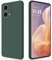 GiiYoon Cover per Motorola Moto G85 5G Custodia in Silicone, Custodia Antiurto Case Sottile in Silicone TPU con Strato Interno in Fibra e Protezione della Fotocamera, Verde