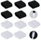 kiki fancy USB-C Protective Cap, Pack of 10, Dust Cap USB-C Connector Plastic Dustproof Cover of Data Cable, Dust Protection of Charging Cable, Cover Caps for USB Type-C (Transparent + Black)