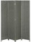 HOMCOM Innenparavent aus Holz 4 Paneele Raumteiler Trennwand, ABM. 159,5B x 169,5H x 1,6T cm
