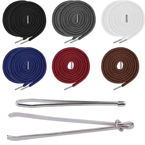 Riceel 10 Stück Kordel für Hoodie, Kordel für Jogginghose, Band für Hoodie, Kordelband für Hosen 130cm, mit Durchziehnadel Universal für Hosenbund Shorts Sweatshirts Sport