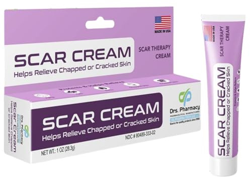 Drs. Pharmacy Scar Cream – Helps Reduce Appearance of Old & New Scars – 1 oz, Made in USA