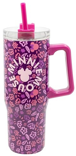 Stor Cooler Thermobecher, XL, Edelstahl, 920 ml, Minnie Mouse, Kirschrot