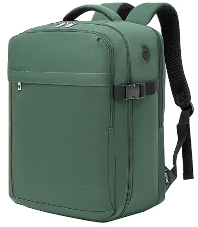 Kono Ryanair Cabin Bags 40x30x20 Underseat Travel Backpack Hand Luggage Bag | Lightweight Carry-ons Flight Travel Bag for Travel Essentials, 15.6 Inch Laptop Compartment, 180° Full Open for Fast Check