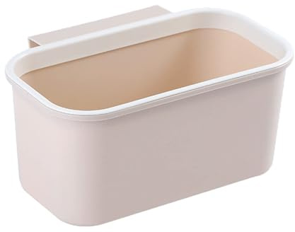 Nachttisch Hängekorb - Hängeaufbewahrung und Mülleimer - Nachttischtasche - Geeignet für Schlafsaal und Schlafzimmer - Grau (Rose)