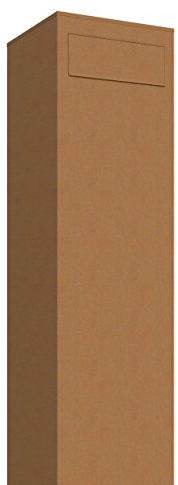 Standbriefkasten, Design Briefkasten Monolith Rost - Bravios