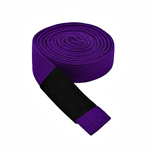 Gürtel bjj belt jiu jitsu Kimono - Gi 100% Baumwolle 6mm verschiedene Farben (A3/290cm, Violett)