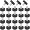 TOVOT 24PCS M8 Furniture Leveling Feet Screw on Table Feet Adjustable Furniture Legs Levelers for Chair Cabinet(25×21mm)