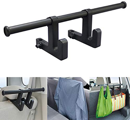Auto Metall ABS Sitz Kleiderständer Kleiderbügel, Auto Kopfstütze Kleiderbügel Mit Aufbewahrungshaken & Multifunktionsanzüge Jacken Halter Finishing
