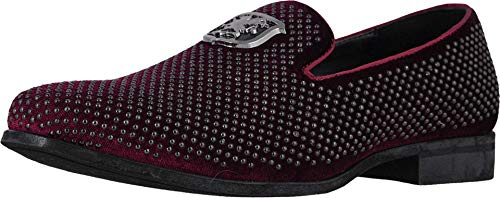 Stacy Adams Herren Swagger Fahrer-Slipper, Burgunder, 42.5 EU