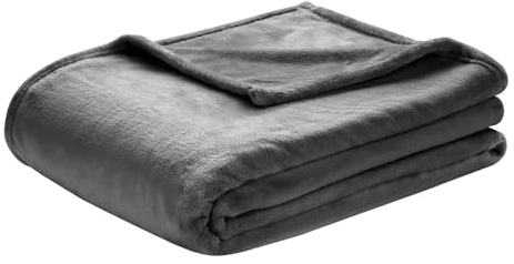 ESTELLA Kuscheldecke Polarflausch | anthrazit | 150x200