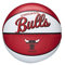 Wilson Mini-Basketball TEAM RETRO, CHICAGO BULLS, Outdoor, Gummi, Größe: MINI
