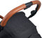 gogolotom PU-Leder-Griffabdeckung, kompatibel mit Cybex Melio Carbon Kinderwagen, Kinderwagen-Buggy, Stoßstange, Armlehnenbezug, Kinderwagen-Zubehör (für Mama-Griff, braun)