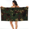 KM-WEL Camouflage Strandtuch, 100% Mikrofaser, Schnell Trocknendes Strandtuch, Badetuch, Strandtuch Für Erwachsene (5,90x180 cm)