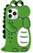 JIATAY 3D Case Compatible with iPhone 11 Pro Max, Cute Design Cartoon Case with Camera Lens Full Protection, Thick Silicone Case Protector (iPhone 11 Pro Max, Dinosaur Giggling)