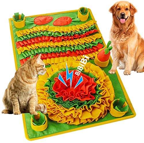 NGOKPYD Schnüffelteppich für Hunde Groß 28x16.5Schnüffeldecke Schnüffelmatte,Dauerhaft Hunde Intelligenzspielzeug Schnüffelspielzeug für Hunde Katzen,Langsames Essen und Stress Linderung
