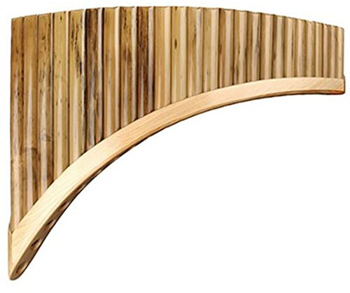 Professionelle Panflöte 25 Pfeifen Panflöte Bambus Panflöte Panflöte G-Taste Handgefertigtes Holzblasinstrument In G-Taste (Color : Right)