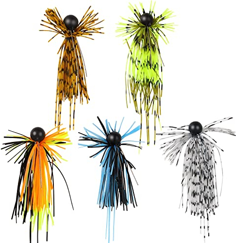 Sougayilang Angeln Köder Jigs Topwater Swim Kit - 7g, 5pcs/Set Multicolor Bass, Hecht, Forelle Fishing Baits