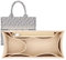 Lckaey Geldbörseneinsatz für Bücher, Tragetasche, Organizer, große Tasche, Organizer, Einsatz, 2008 Khaki, Größe XL