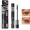 4D Silk Fiber Mascara, Black Voluminous Mascara, Impermeabile Grande Lash Mascara e Spessa, Drammatica Estensione Ciglia