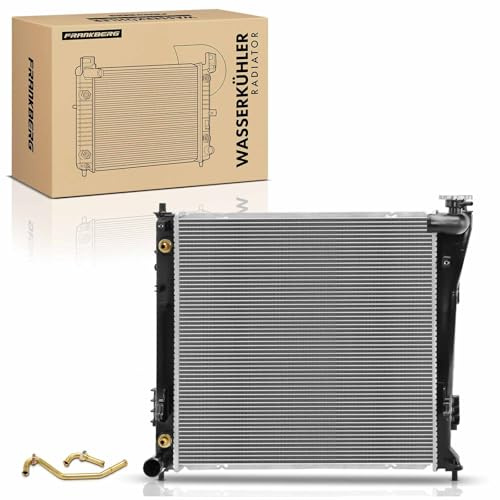 Frankberg Enfriador de agua enfriador de motor Enfriador automático Compatible con i40 CW VF 1.7L 2011-hoy Reemplazo # 253103Z100