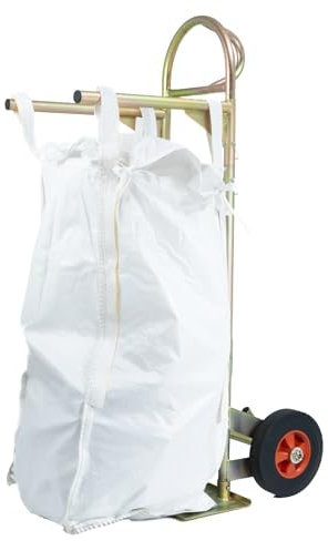 Forest Master Sacchetti ventilati, 48 x 48 x 90 cm, resistenti, imputrescibili, ideali per legna da ardere, tronchi e verdure, carrello a mano non incluso (5)