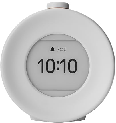 mudita Sunrise Alarm Clock E Ink Screen – „Harmony 2” Wecker Digital mit Bildschirm ohne Lichtemission, 17 Melodien, Entspannung klingt Manager - Minimalistisches Design, Lange Akkulaufzeit - Grau