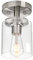 Pathson Vintage Plafonnier Industriel en Verre Suspensions Lustres Abat-Jour Classique Design Luminaire E26 Lampe de Plafond pour Chambre Café Restaurent Entrée Couloir