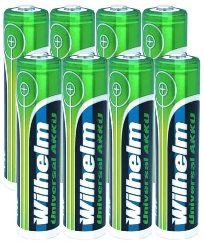 Wilhelm AAA Phone Akku Mikro NiMH 1,2V 800 mAh Telefonakku – 10 Stück