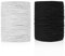 AUAUY 1mm x 100m Filo per Braccialetti, 2 Pezzi Filo Perline Elastico, Nero + Bianco Filo Elastico per Braccialetti Resistente, per Gioielli DIY, Bracciali, Collane, Artigianato, Decorazioni