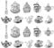 Ornazy 100 pcs 10 Styles Antique Silver Afternoon Tea Theme Charms Teapot Tea Cup Coffee Mug Charms for DIY Necklace Earring Bracelet Keychain Making