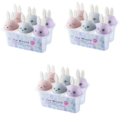 Amosfun 18 Pcs Lapin Machine À Popsicle Moule À Glace Outil Popsicle Moule Outil Lapin e À Crème Glacée