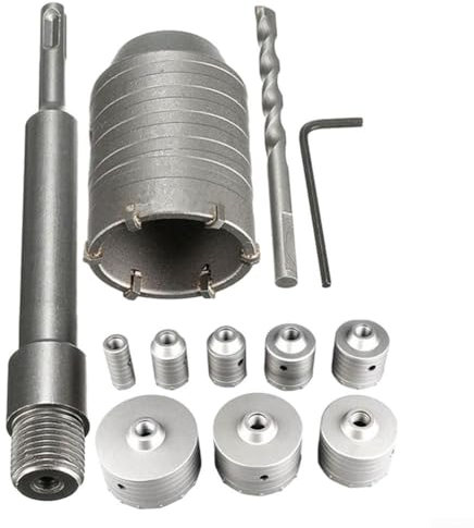High Hardness SDS Hollow Core Drill Bit for Concrete, Brick, and Block Work (100mm)