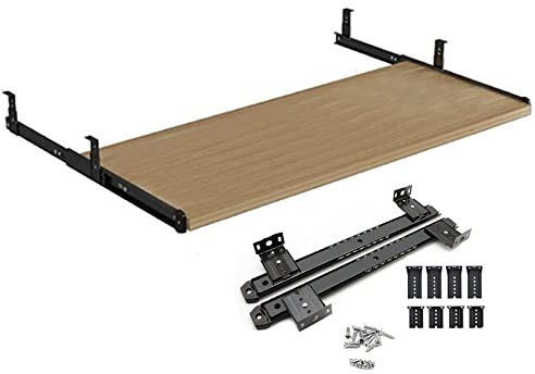 SFNIOKFG Tastaturablage für unter den Schreibtisch, ergonomische Schreibtisch-Erweiterungsablage – Tastaturablage für unter den Schreibtisch, Tastaturschublade, Armlehnenablage, für den Com