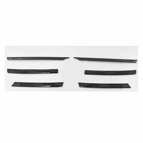 Front Kühlergrille Für VW Für Tiguan MK2 2017-2021 Glanz Schwarz Auto Vorderen Stoßfänger Mesh Center Grille Grill Formleisten Body Kits Tuning Zubehör Auto Kühlergrill