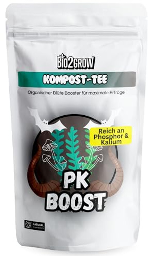 Bio2Grow Kompost-Tee 2 kg – pulverförmige Mischung zur Zubereitung einer Anwendungslösung für Pflanzsubstrate – Indoor & Outdoor